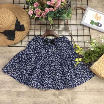 Chân váy hoa nhí kèm quần size đại S-XL